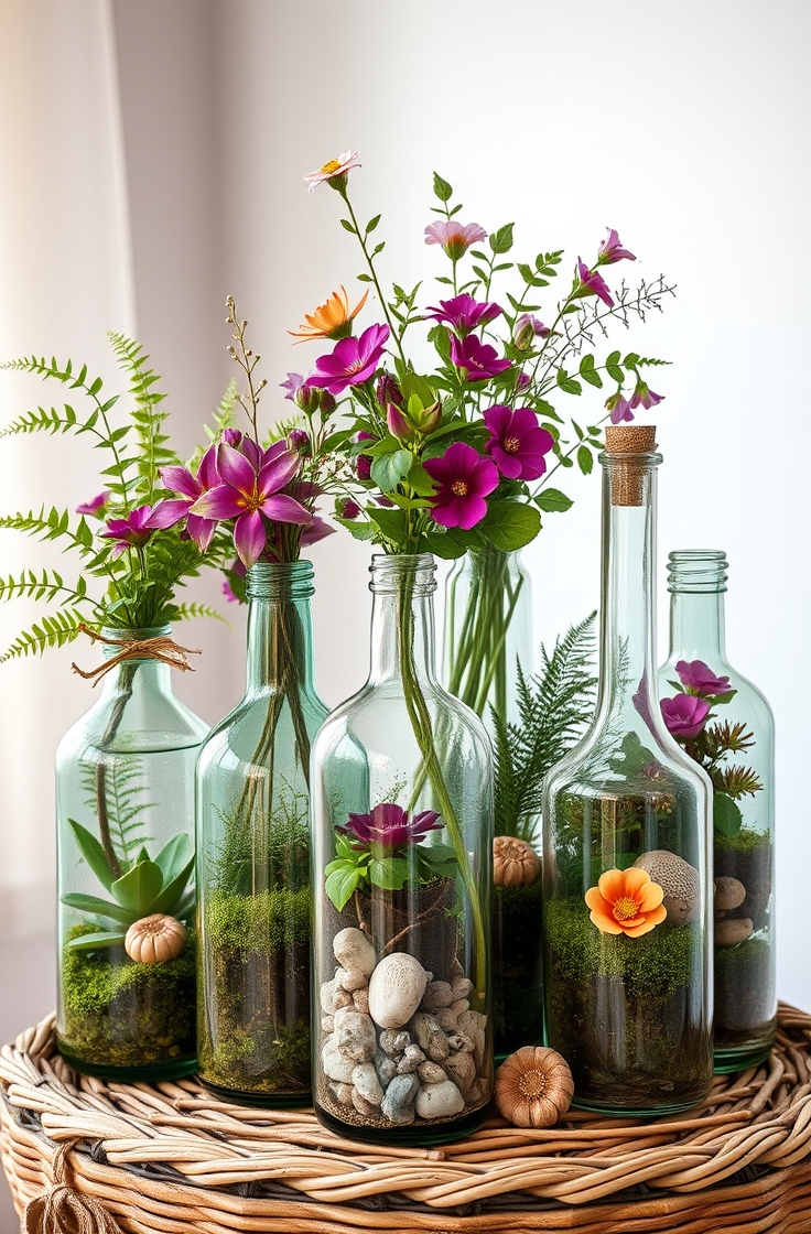 Bottle Terrariums