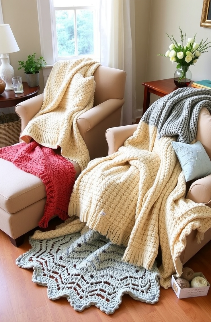 Cozy Crochet Throw Blankets