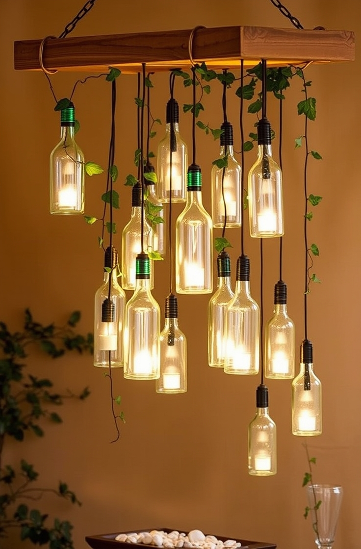 Hanging Bottle Lanterns