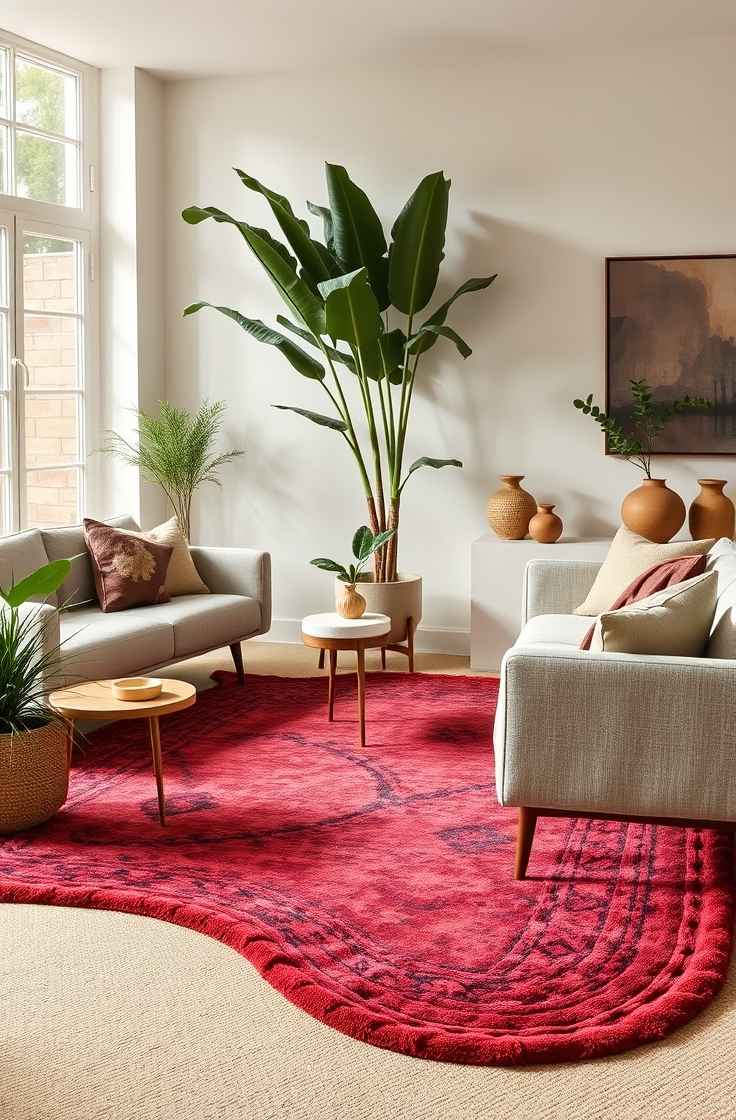 Layering Rugs for Depth