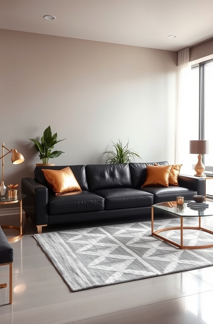 Use Metallic Accents