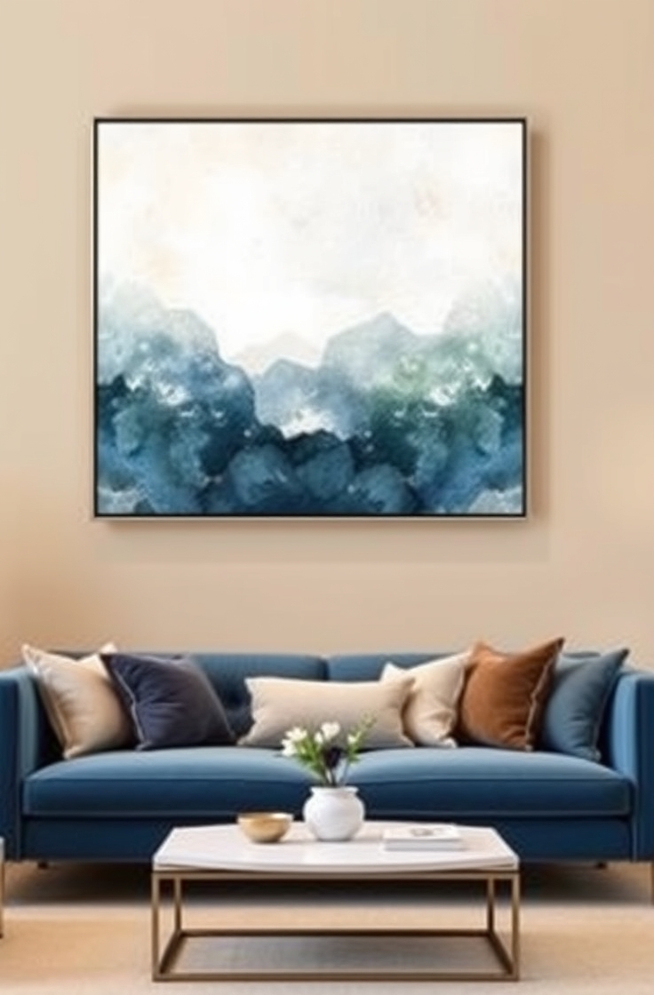 Wall Art That Complements the Couch