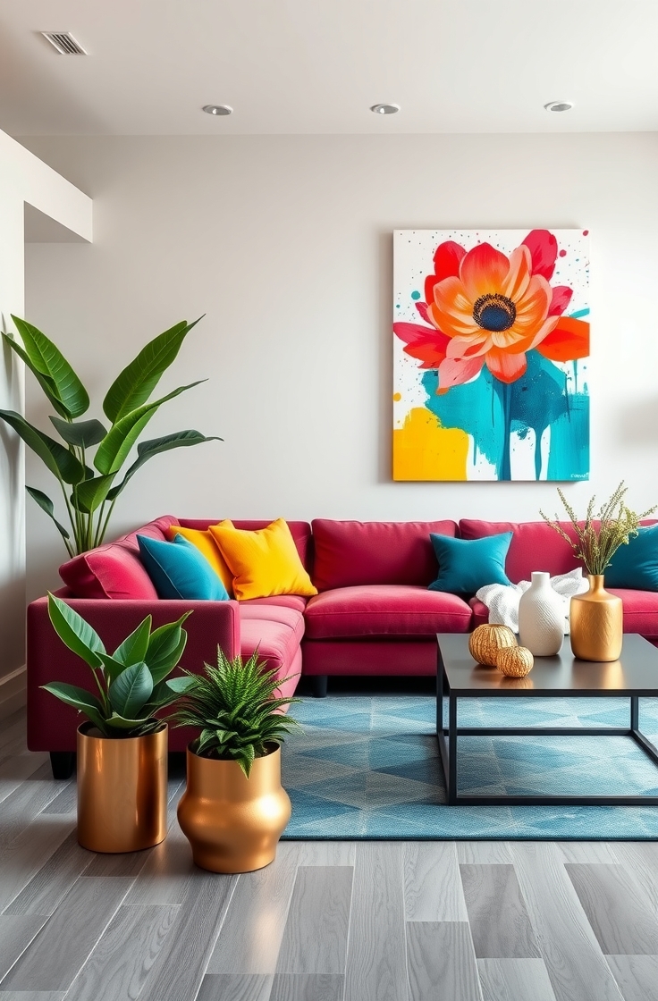Add Pops of Color With Decor