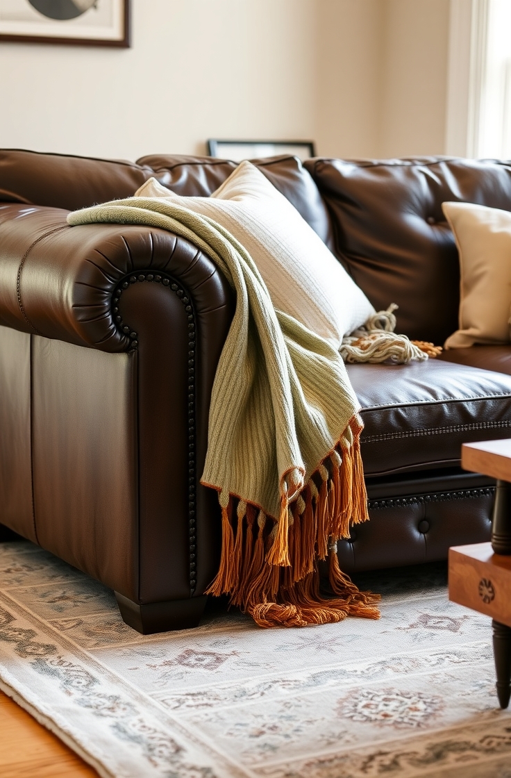 Add a Soft Blanket or Throw