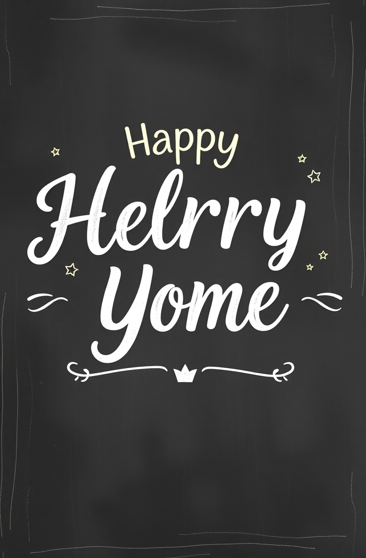 Chalkboard Letters for Custom Messages