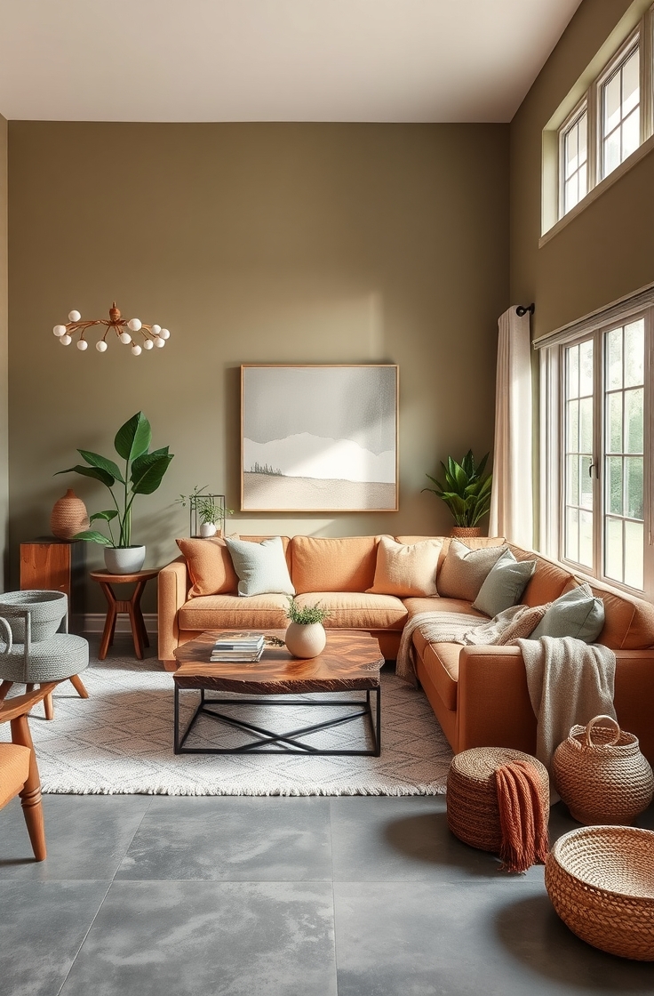 Choose Earthy Wall Colors