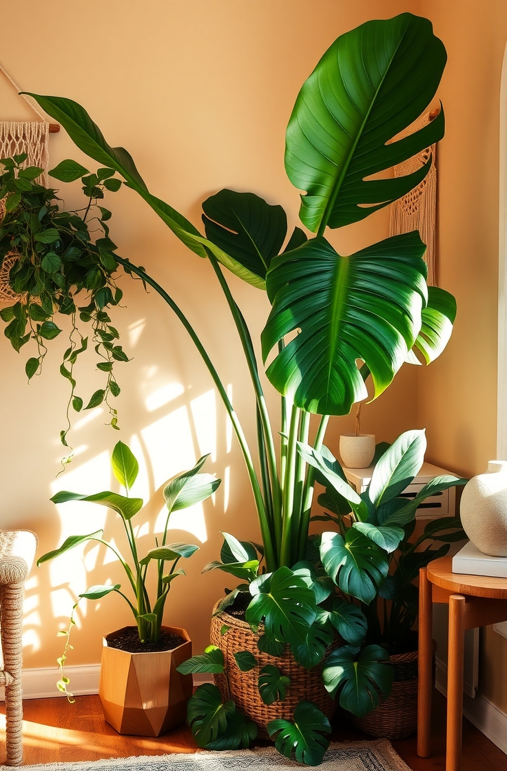Create a Green Corner With Monstera
