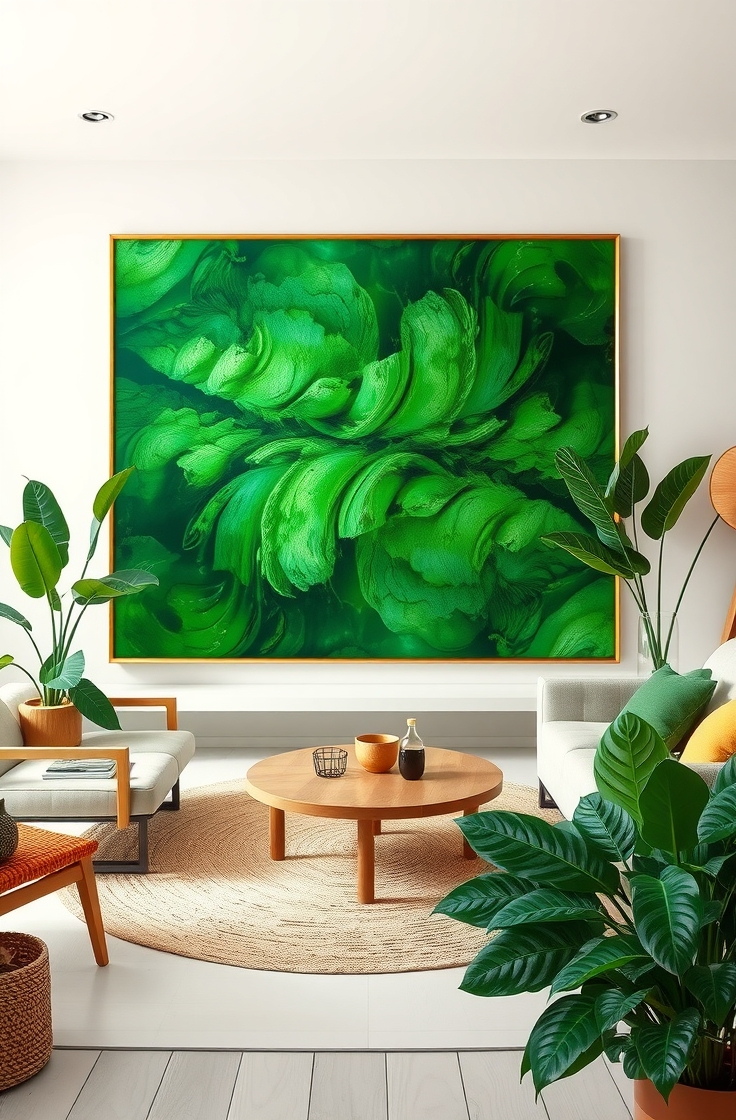 Decorate With Green Wall Art