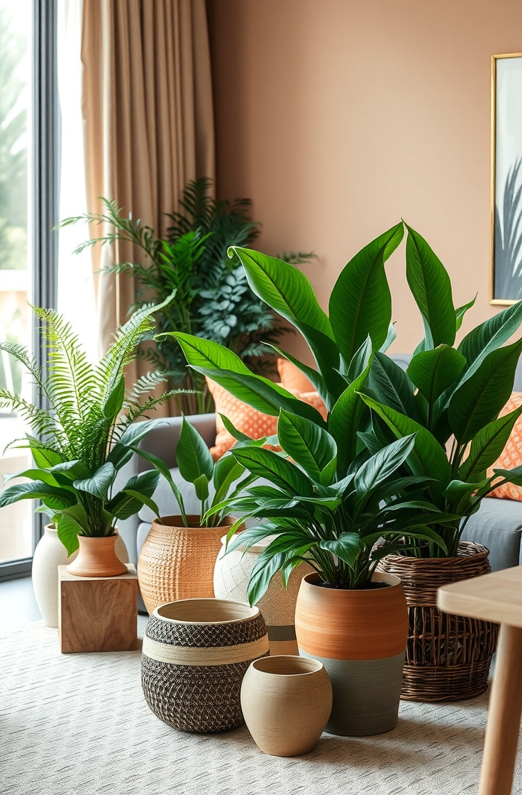 Grow Indoor Plants with Natural Pots