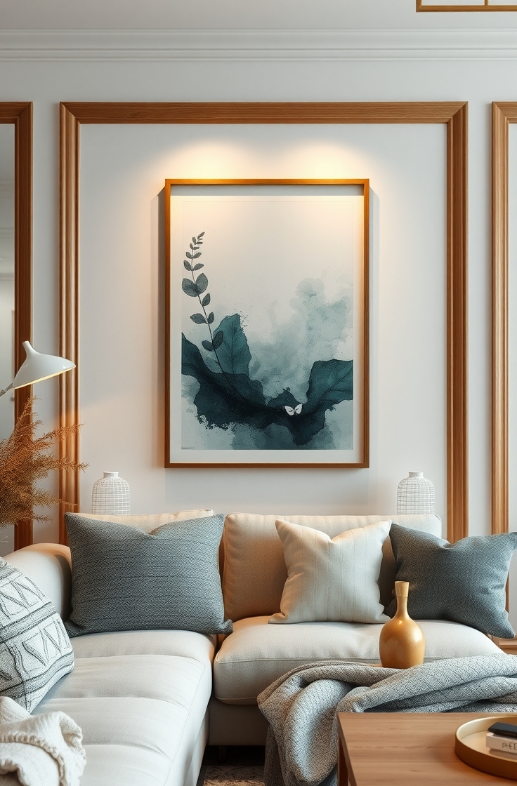 Hang Art with Natural Frames