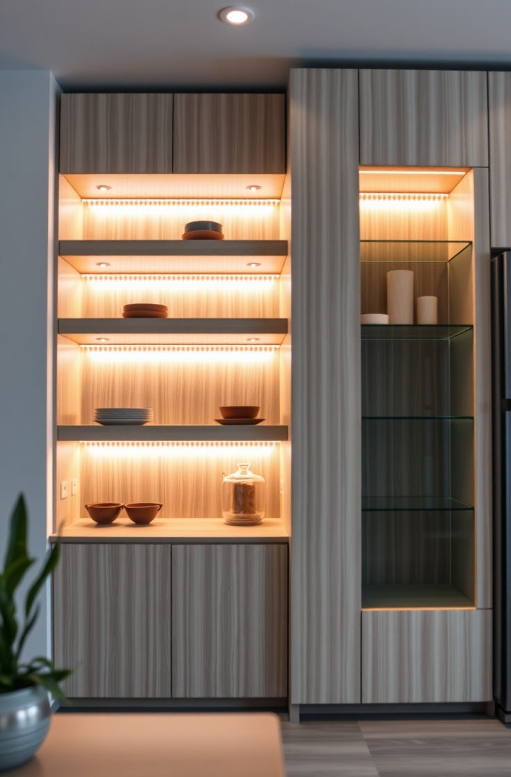LED Lights Inside Cabinets