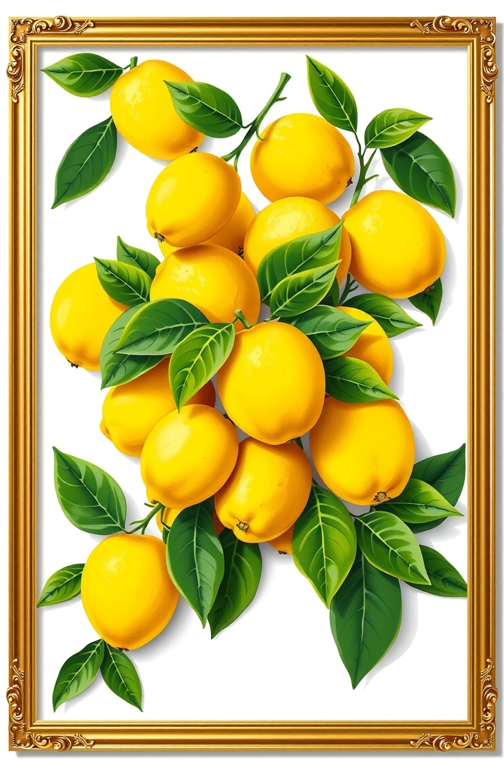 Lemon-Themed Wall Art
