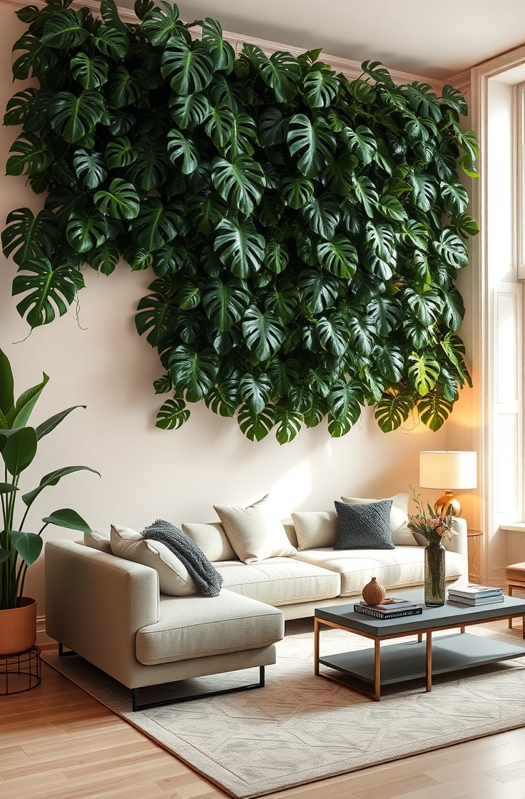 Make a Monstera Wall Feature