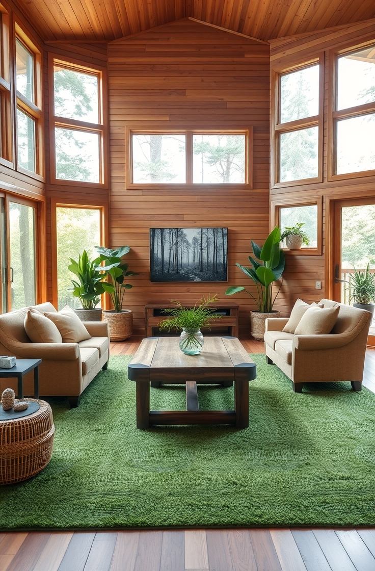 Nature Theme With Wooden Furniture