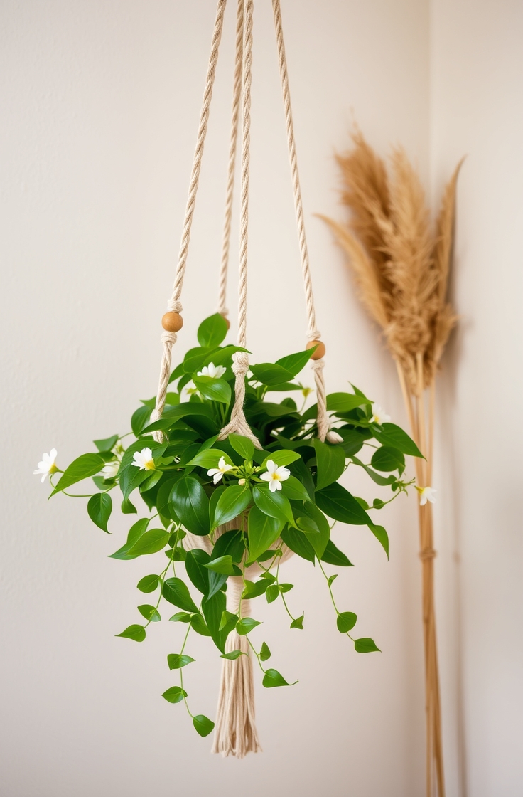 Place It In A Macrame Hanger