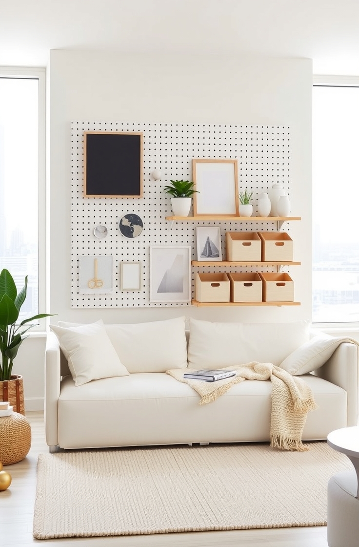 Use SKADIS Pegboard for Small Spaces