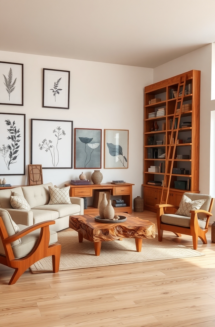 Use Wooden Furniture in Similar Tones