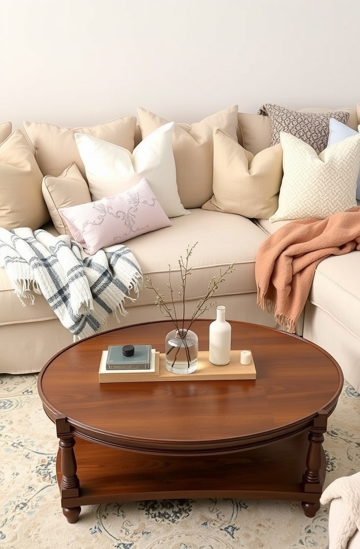 Add Soft Pillows and Throw Blankets