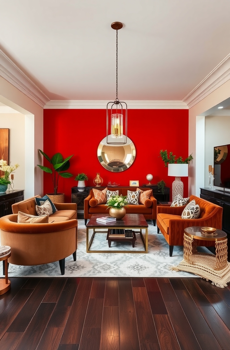 Add a Red Accent Wall