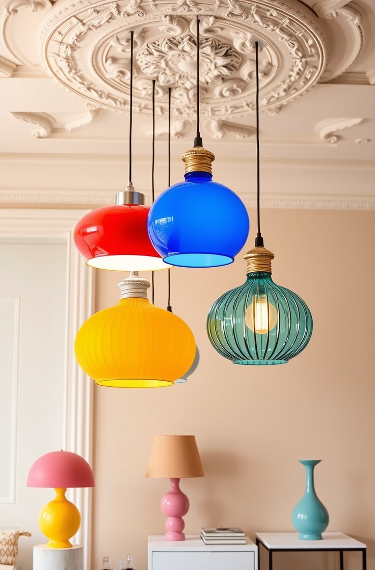 Colorful Lamps and Light Fixtures