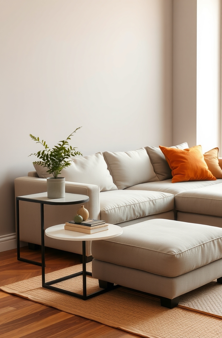 Decorate the Side with a Small Table