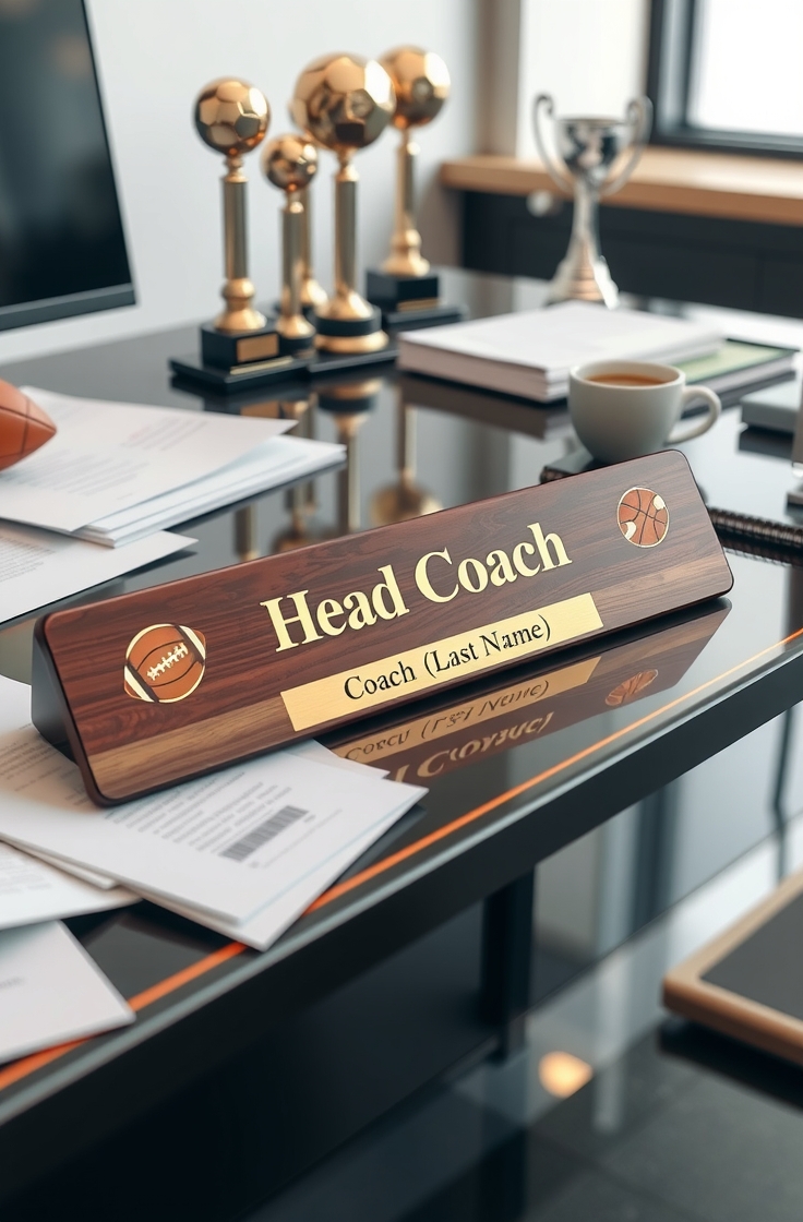 Desk Name Plate