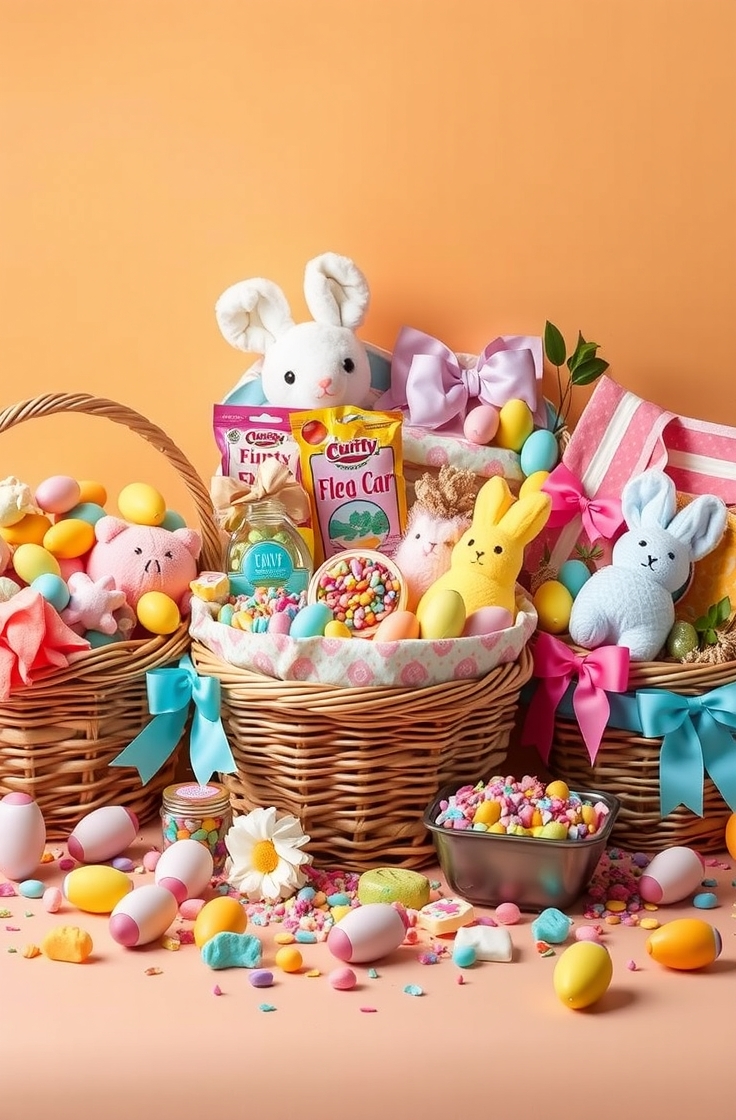 Easter Baskets With Treats