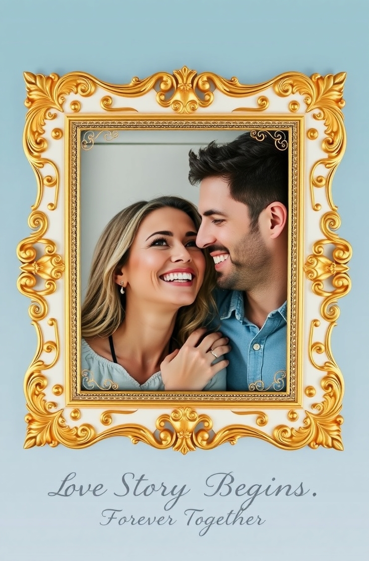 Engagement Photo Frame