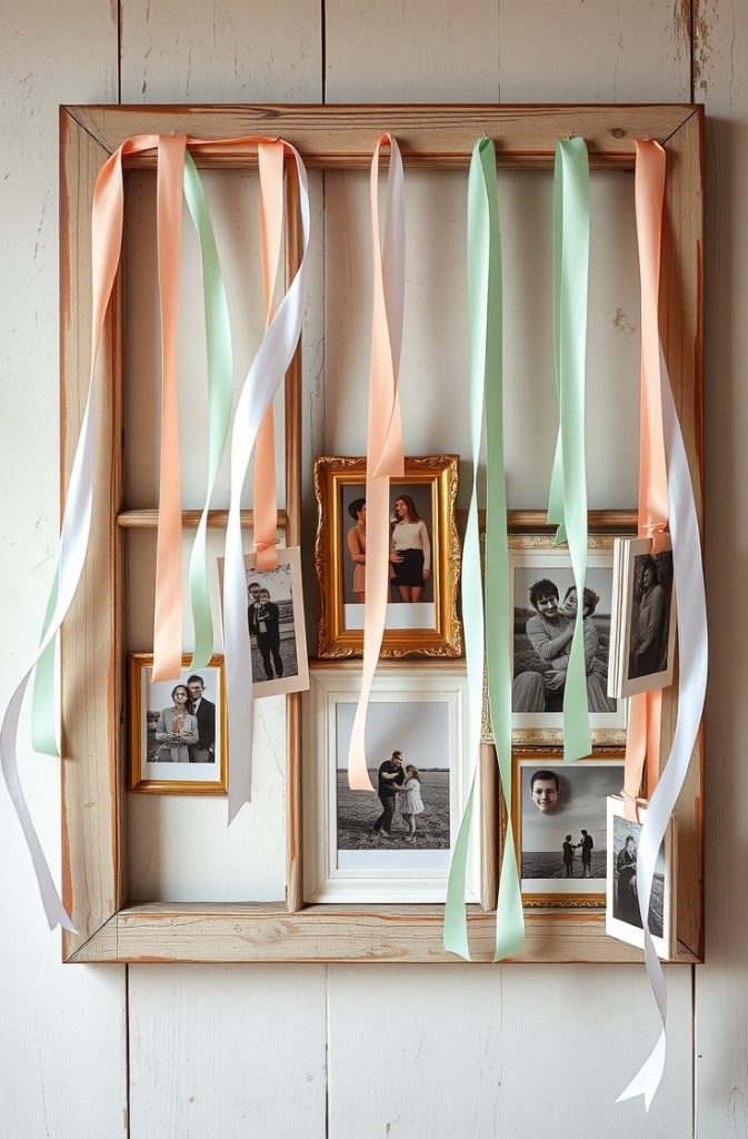 Rustic Picture Rods With Ribbon 10 Stylish Ways to Use Ribbons for Easy Home Decor Magic - Easy Ideas ...