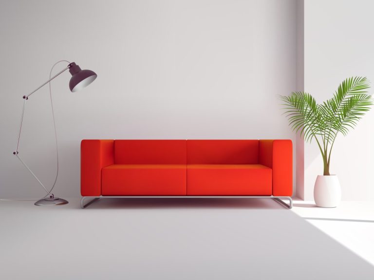 Home Decor Ideas With Red Sofa