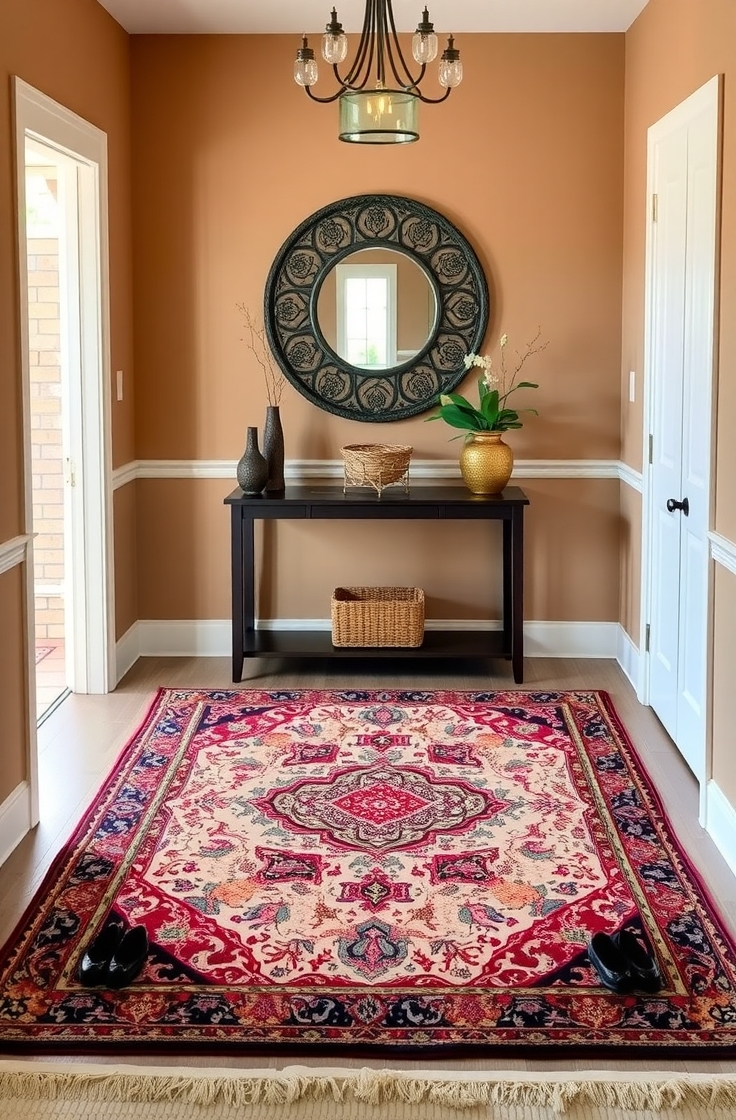 Place Rugs in the Entryway