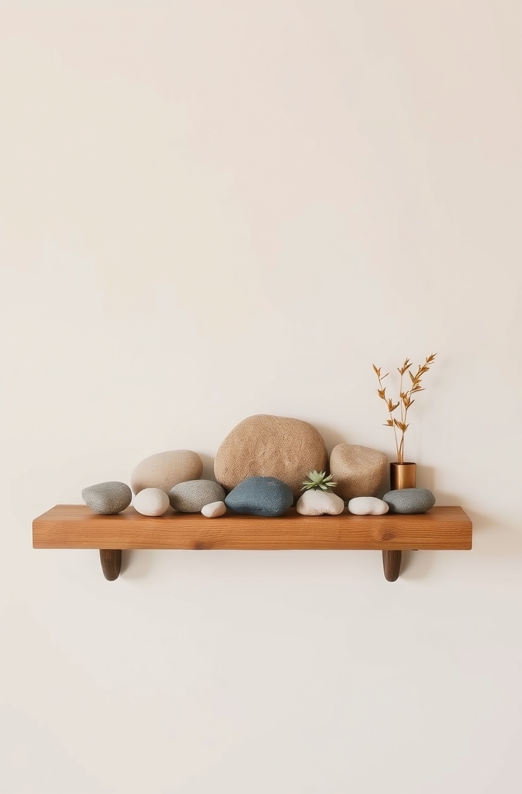 Rock Wall Shelf Decor