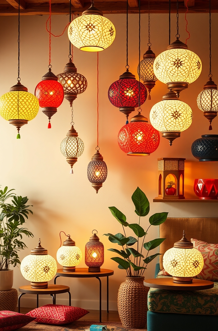 Thermocol Lamps and Lanterns