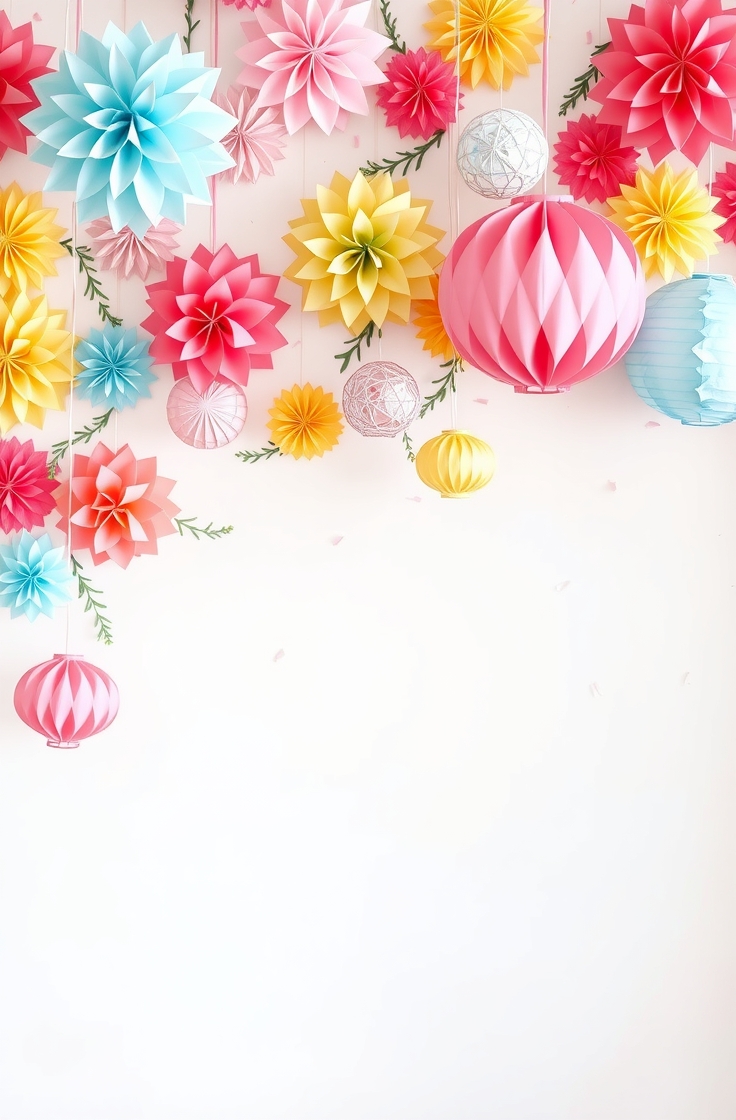 Tissue Paper Garland