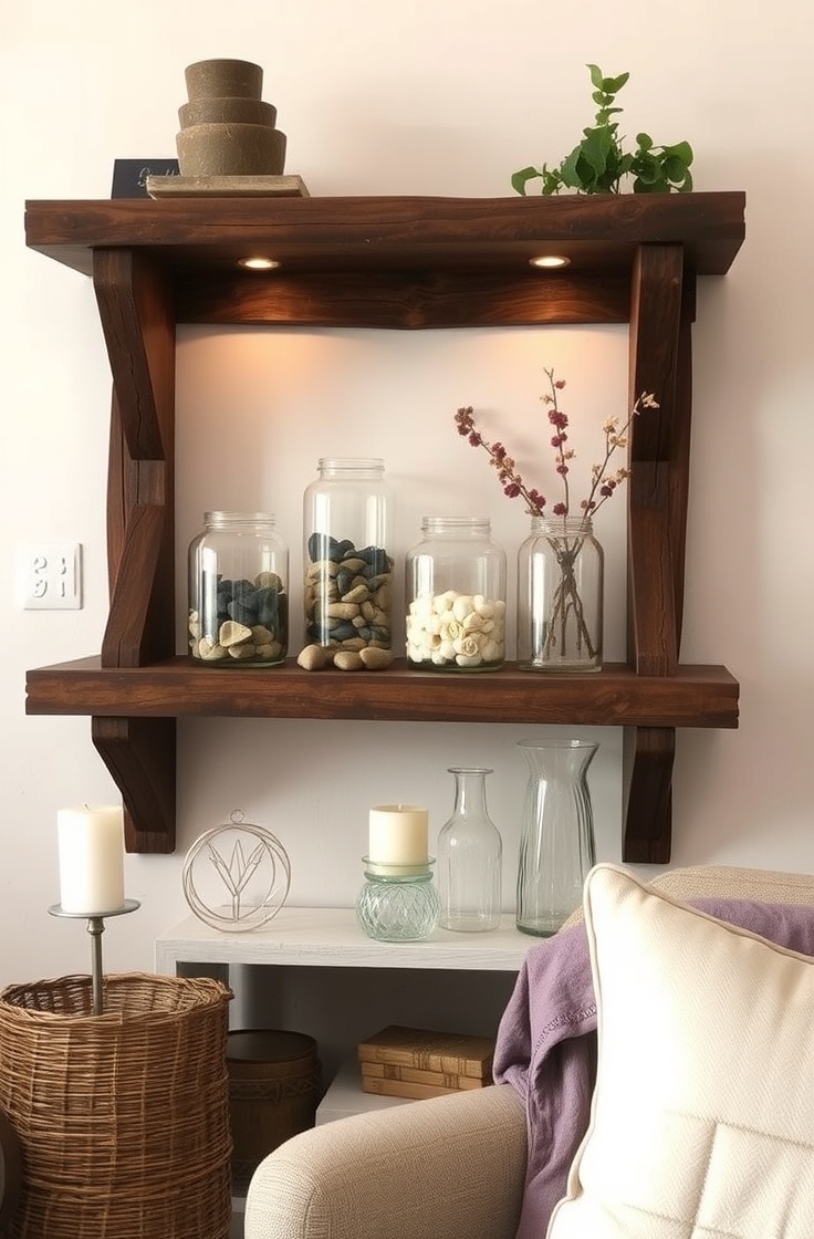 Use Glass Jars for Storage and Decor