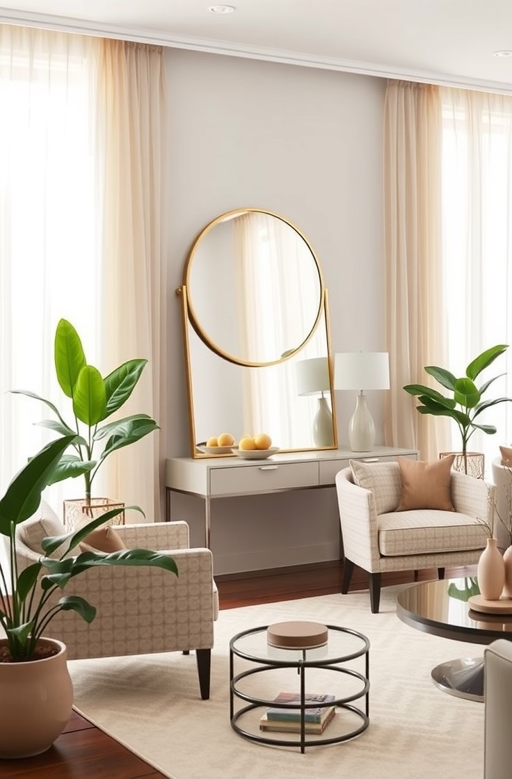 Use Mirrors to Make Rooms Look Big