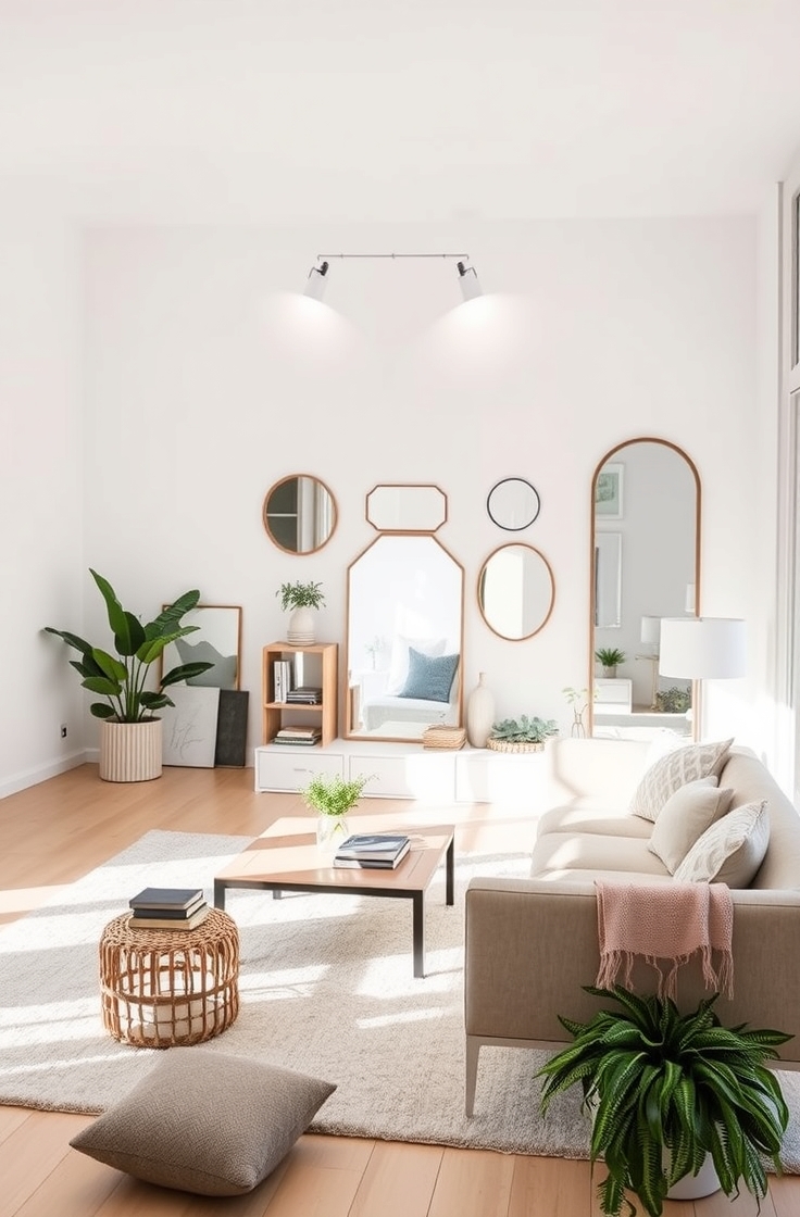 Use Mirrors to Reflect Light