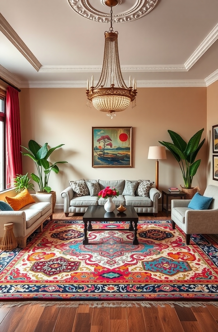 Use Rugs to Reflect Personal Style