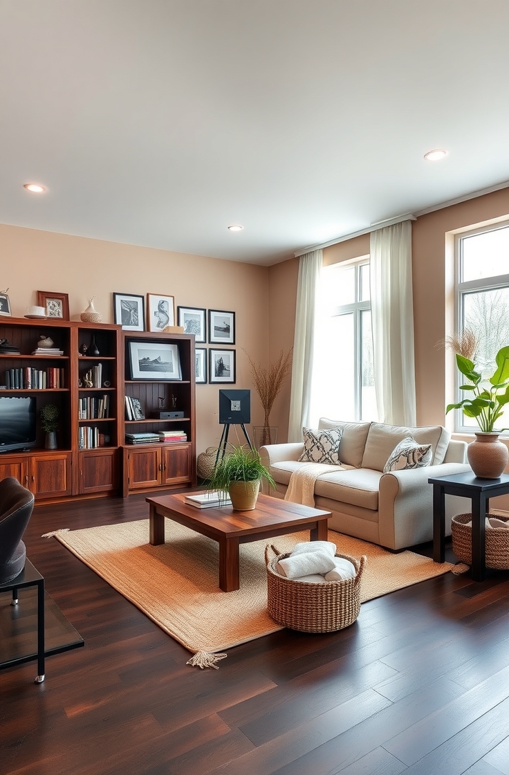 Use Wood Decor in Different Tones