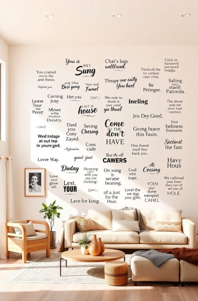 10 Bold Ways to Use Text in Your Home Decor for 2025 - Easy Ideas for You