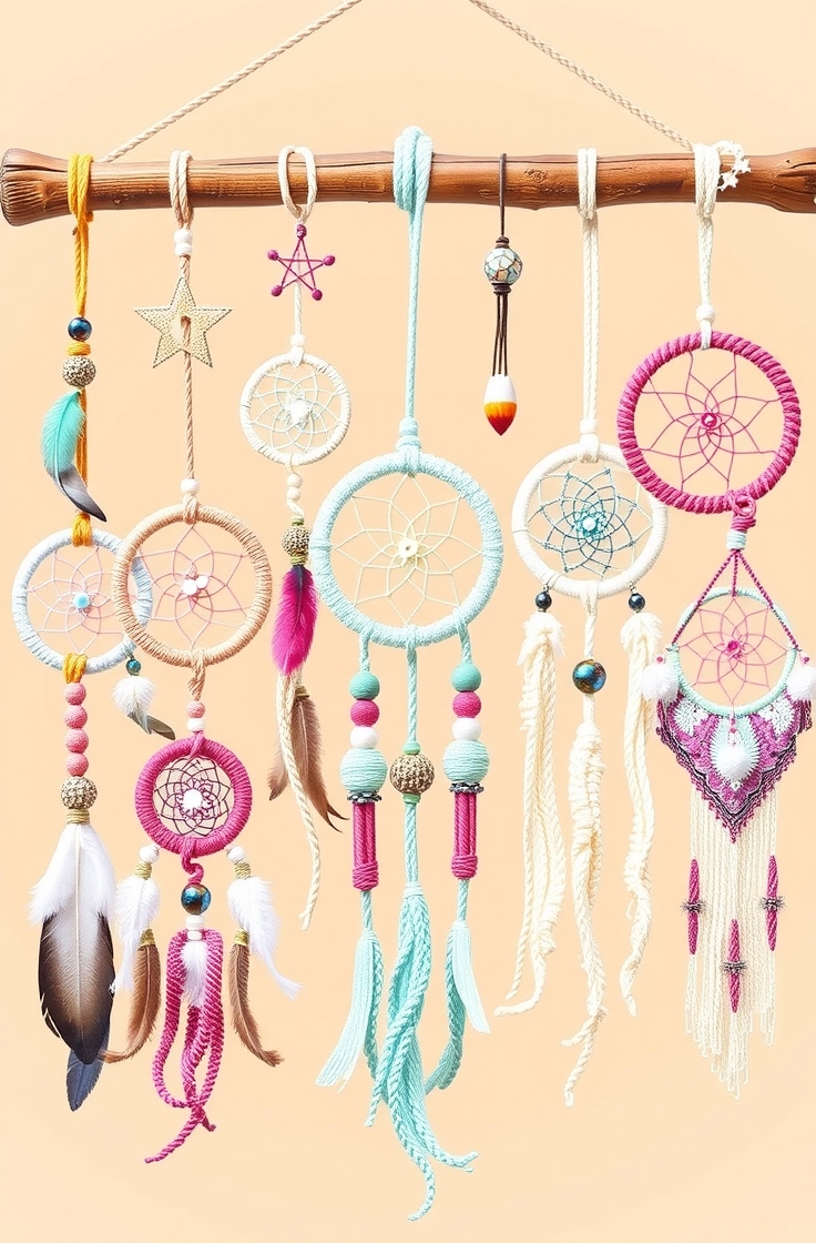 Yarn Dreamcatchers