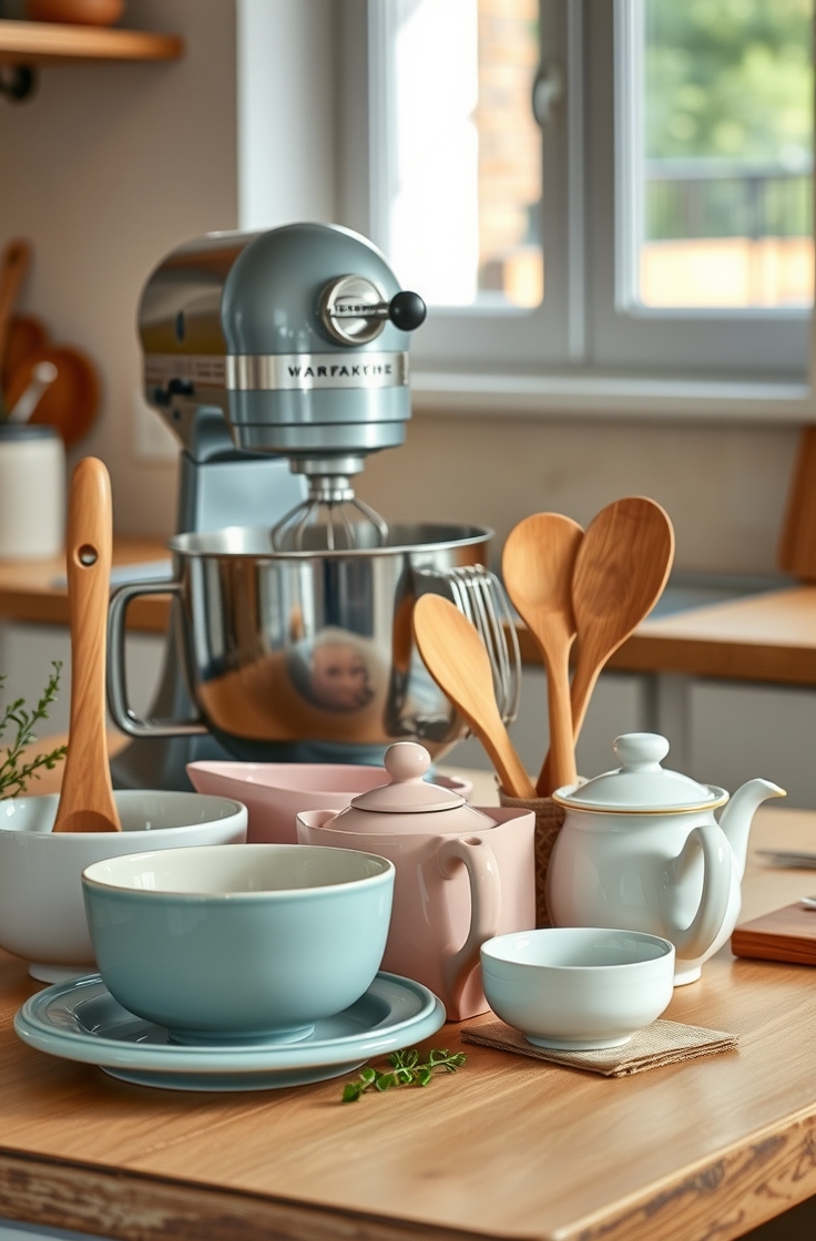 A Cooking or Baking Set for Her Kitchen