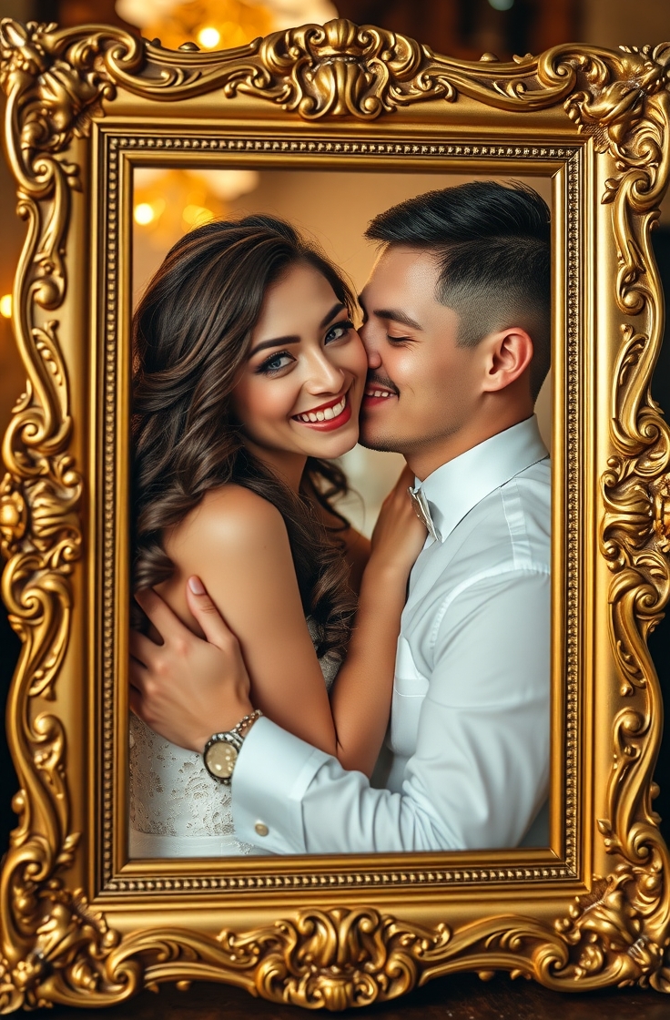 A Framed Photo from a Special Day