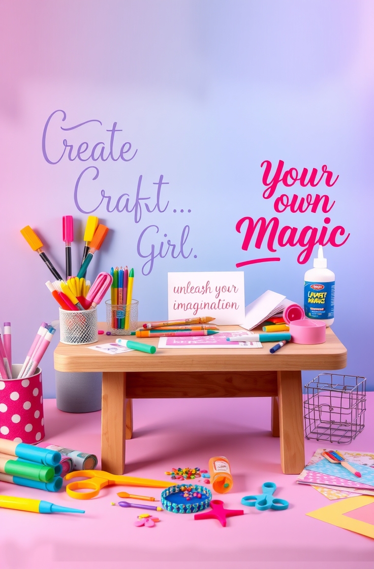 DIY Craft Kit for Creative Girls