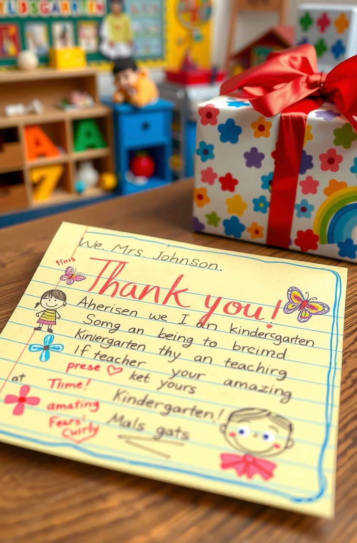 Handwritten Thank You Letter