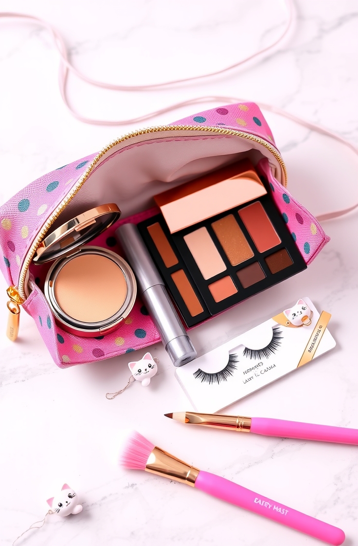 Makeup Pouch With Essentials