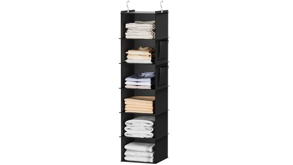 Black Closet Organizer