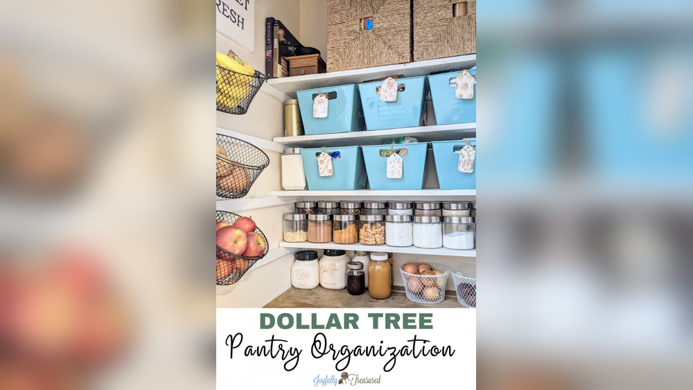 Dollar Tree Small Pantry Organization