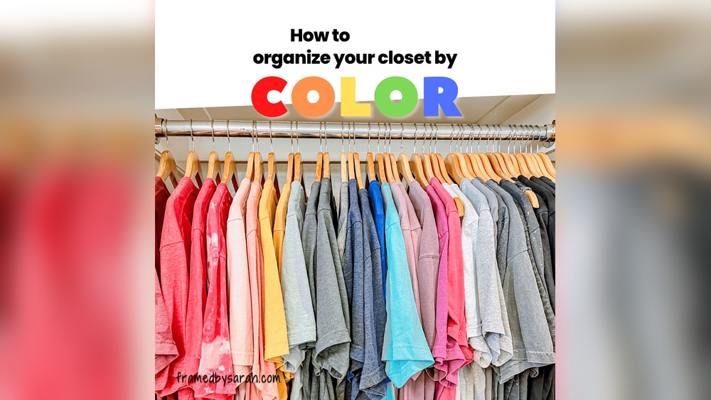 How to Organize Closet by Color