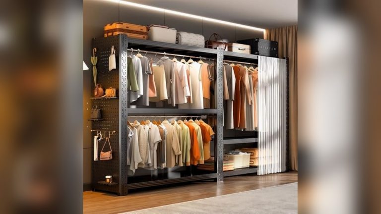 Rental Friendly Closet Organization